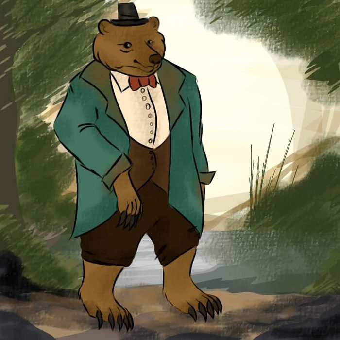 Jimbruin, hand illustrated